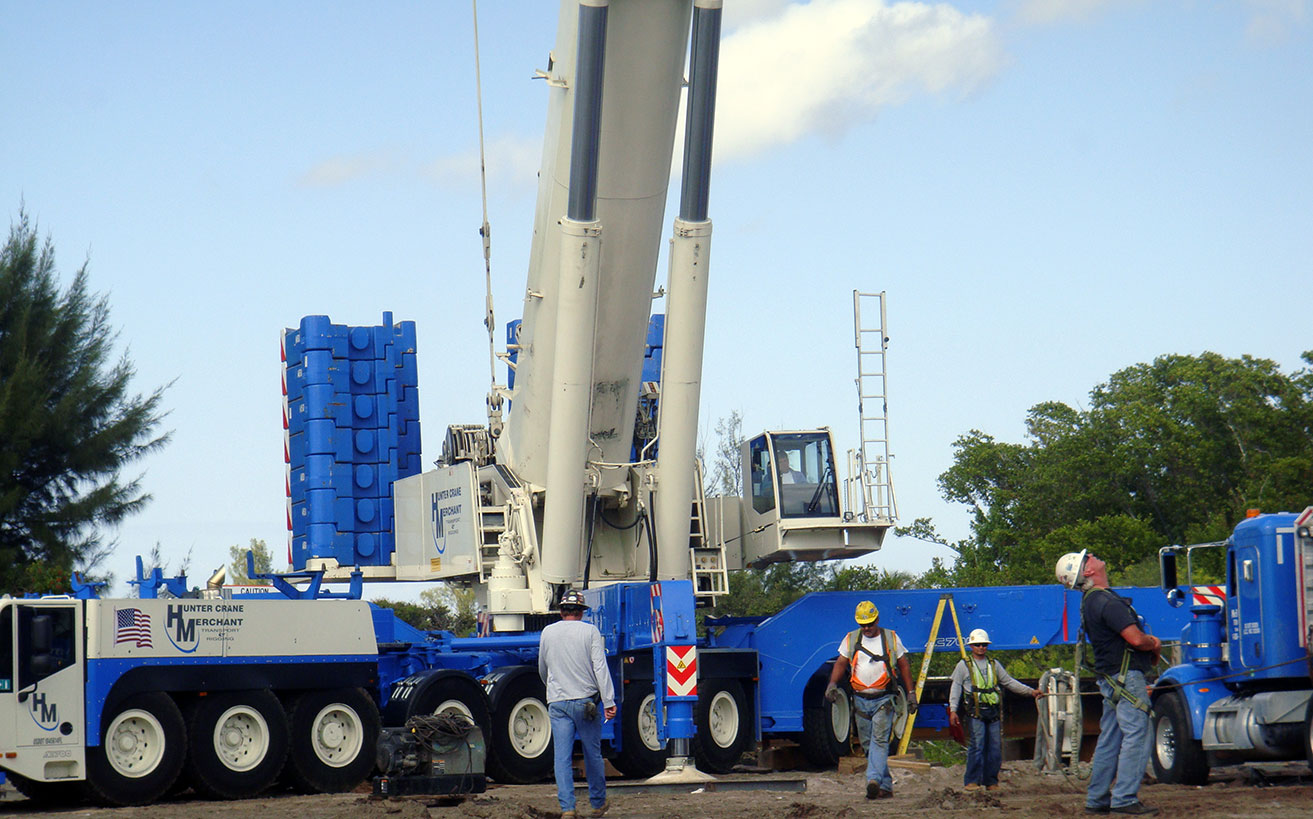 Hunter Merchant Specialized Hauling, Rigging, Crane Service